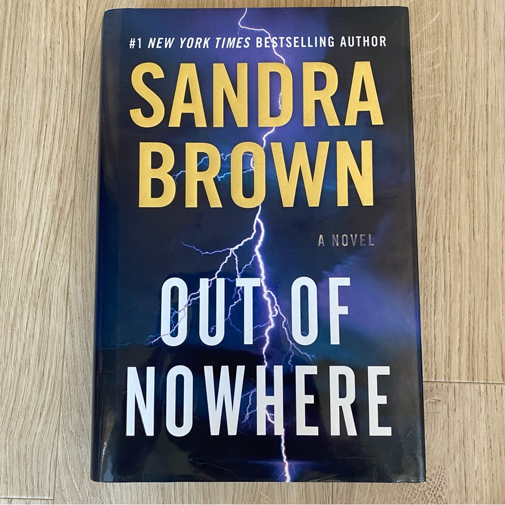❤️ Out of Nowhere by Sandra Brown - Hardcover book  - Good condition
